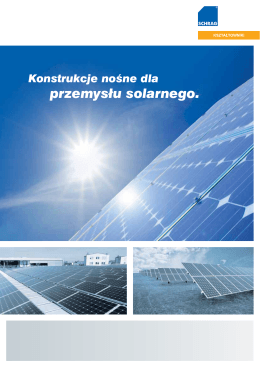 PL. Ulotka Produkty dla branży solarnej