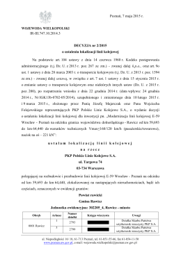 Poznań, 7 maja 2015 r. IR-III.747.10.2014.3 DECYZJA nr 2/2015 o