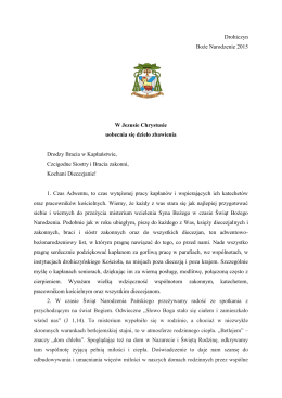 List pasterski Biskupa Drohiczyńskiego wersja pdf
