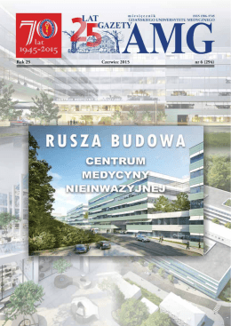 Gazeta AMG czerwiec 2015 - Gdański Uniwersytet Medyczny