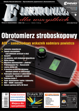 Elektronika dla Wszystkich, październik 2015
