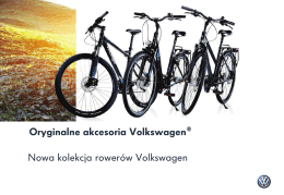 Oryginalne akcesoria Volkswagen® Nowa kolekcja rowerów