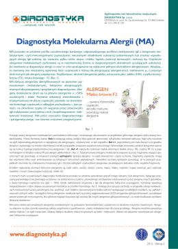 Diagnostyka Molekularna Alergii (MA) ver. 2.indd