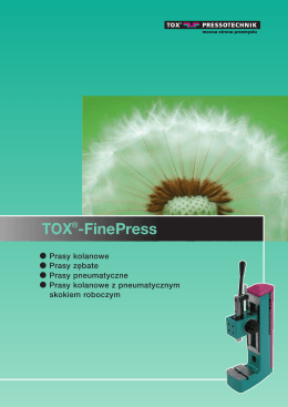 TOX®-FinePress - TOX Pressotechnik