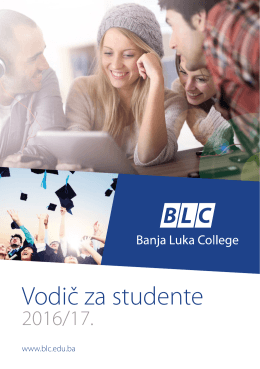 Vodič za studente - Banja Luka College