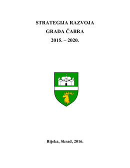 strategija razvoja grada čabra 2015. – 2020.