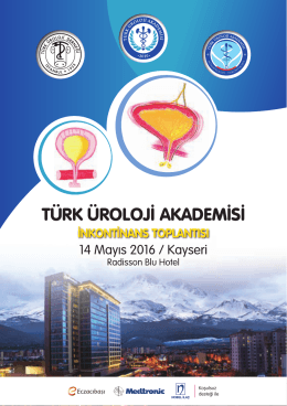 inkontinans toplantısı - Türk Üroloji Derneği