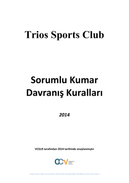 Venue Name - Trios Sports Club