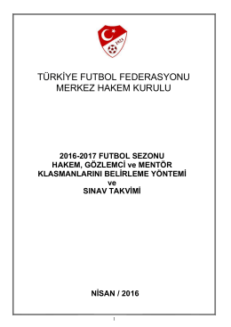 türkiye futbol federasyonu merkez hakem kurulu