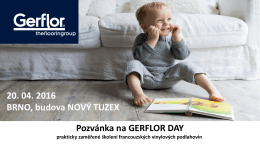 Pozvánka Gerflor Day