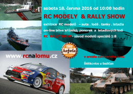 RC MODELY & RALLY SHOW www.rcnalomu.cz