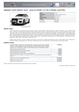 Audi Q3 SPORT 2.0 TDI S-tronic Quattro