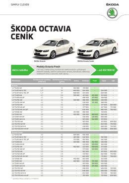 Ceník - Škoda Auto