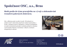 Společnost OSC, a.s., Brno