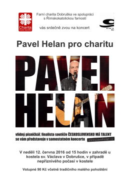 Pavel Helan pro charitu