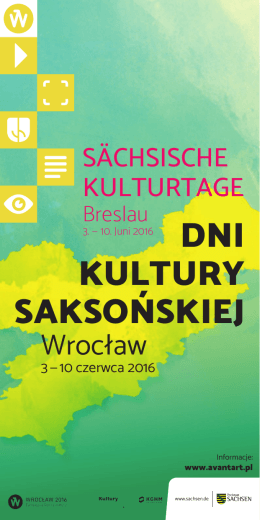 Dni Kultury SaKSońSKiej - Polen Journal polenjournal.de