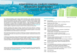 Konferencja: ZaKupy energii W EUROPIE