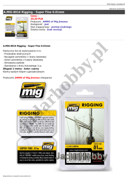 A.MIG-8016 Rigging - Super Fine 0.01mm
