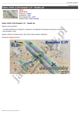 Valom 14416 1/144 Rumpler C.IV - Double set