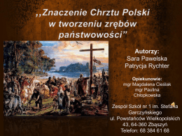 Sara Pawelska, Patrycja Rychter – Zespół Szkół nr1 im. Stefana