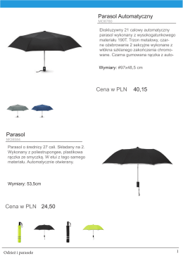 Odzież i parasole