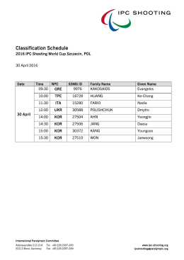 2_Classification Schedule_POL_publishing at venue