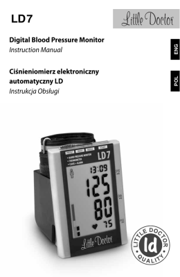 Digital Blood Pressure Monitor Instruction Manual