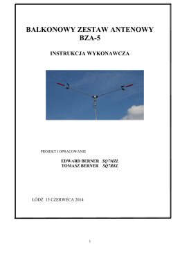 Balkonowy zestaw antenowy BZA-5 - OT-15