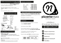 Pobierz PDF - Pizzeria Nisza ver. 2