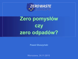 Paweł Głuszyński - Monitorujemy odpady