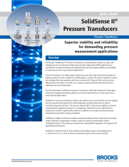 SolidSense II Pressure Transducers