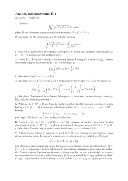 Analiza matematyczna II.1