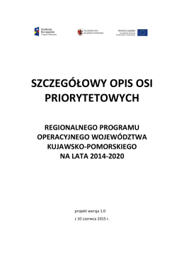 SzOOP v.1 RPO WKP 2014-2020 - Stacja