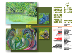 ścieżki, ogrody, pejzaże śląskie 2015, otwarcie wystawy malarstwa i
