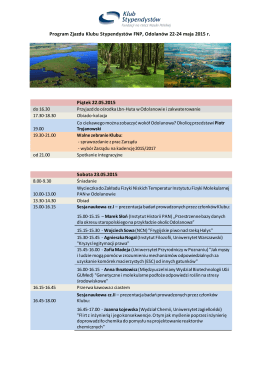 Program Zjazdu 2015 w formacie pdf