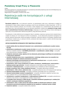 Generuj PDF - Powiatowy Urząd Pracy w Piasecznie