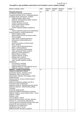 Tom III /zał.3e Szczegółowy opis produktu zamówienia oraz