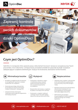 OptimiDoc 5 - General leaflet - Xerox - PL