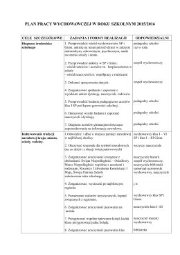 Pobierz plik - Zespół Szkół Ogólnokształcących nr 15 z Oddziałami