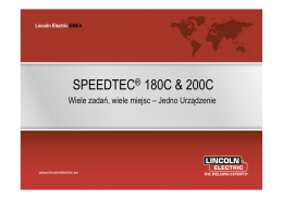SPEEDTEC ® 180C & 200C Jak to działa?