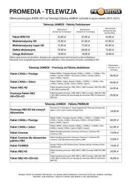Kliknij aby sprawdzić Pełną ofertę na Pakiety