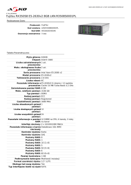 Fujitsu RX350S8 E5-2630v2 8GB LKN:R3508S0001PL