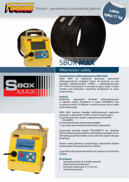 SBOX MAX - Fusion Polska Sp. z oo