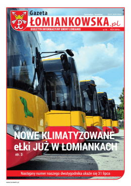 Gazeta Łomiankowska.pl nr 78 z 10 lipca 2015 (pdf 14,8 MB)
