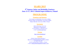 SSARS 2015-Programme