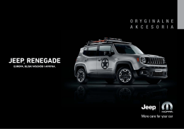 Akcesoria Jeep Renegade
