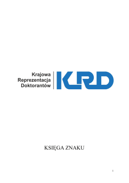 Księga znaku KRD - Krajowa Reprezentacja Doktorantów