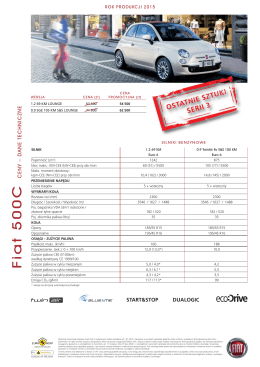 Cennik 2015 - Fiat - katalogi i cenniki