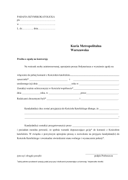 dokument PDF - Archidiecezja Warszawska