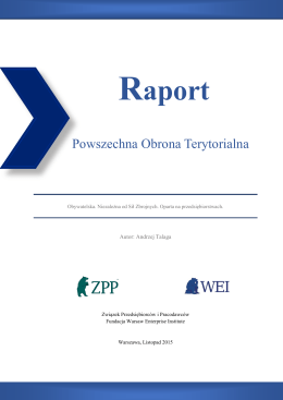 23.11.2015 Raport: Powszechna Obrona Terytorialna2M